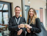 Gute Stimmung beim Treffen der Wissenschaftler*innen