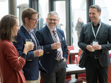 Gute Gespräche beim Community Treffen