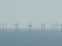 Windräder im Windpark